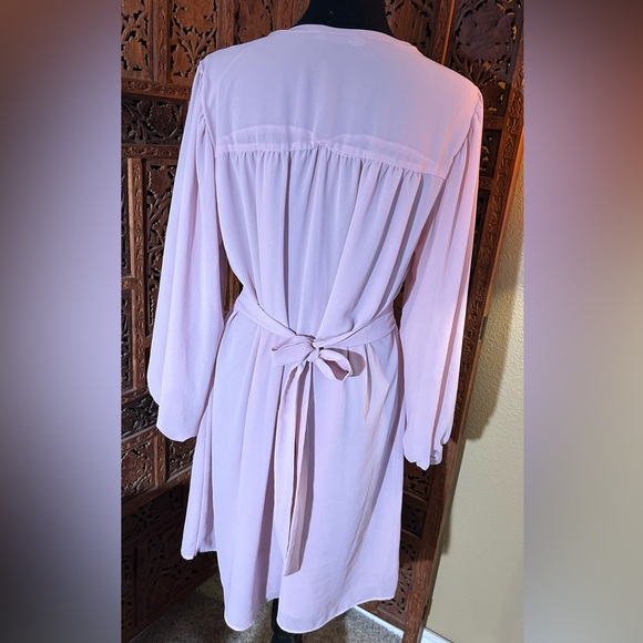 H&M Soft Lilac Long-Sleeve Dress - Picture 2 of 5